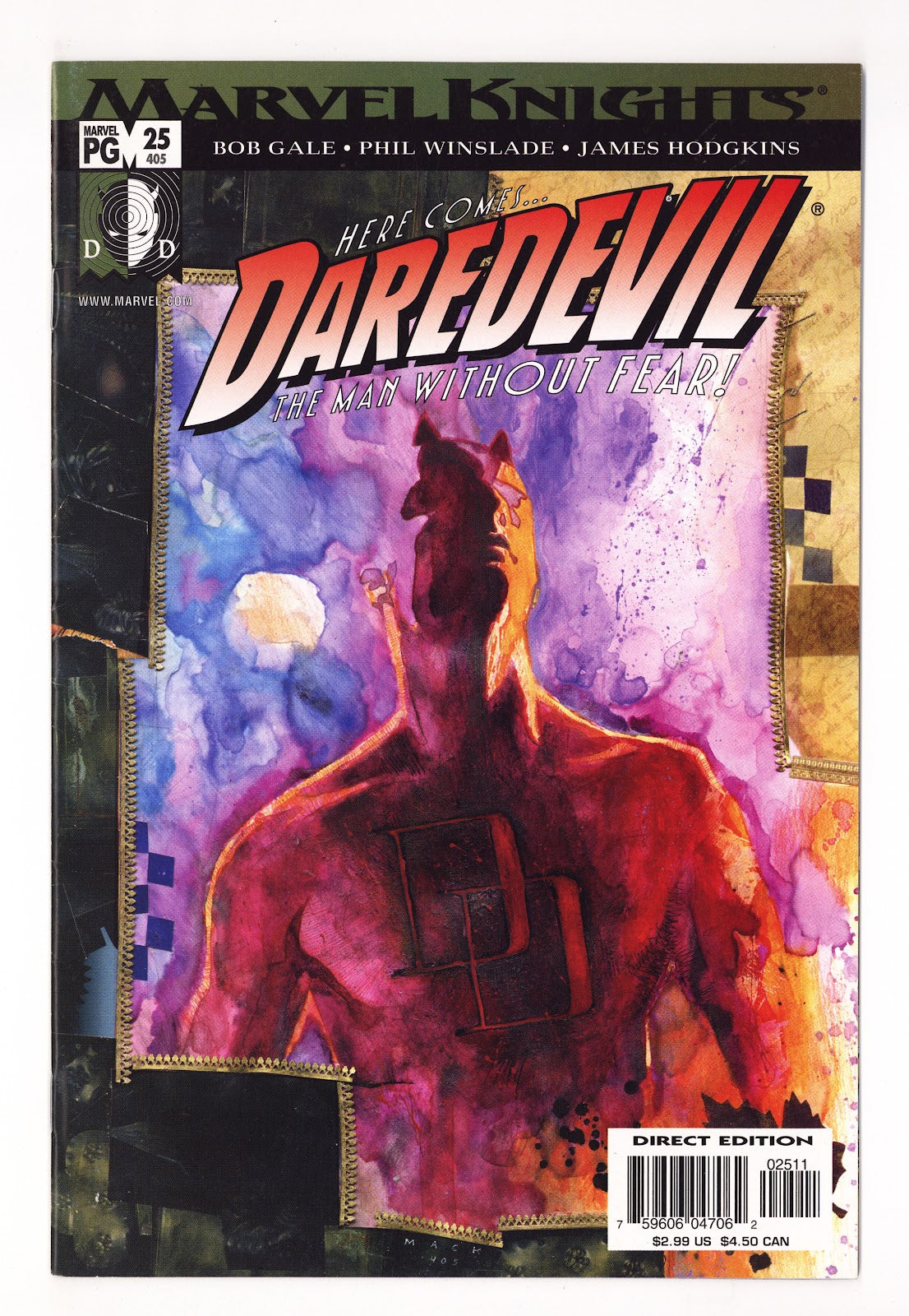 Daredevil Vol 2 25 (405)  Mid Grade   (2001)