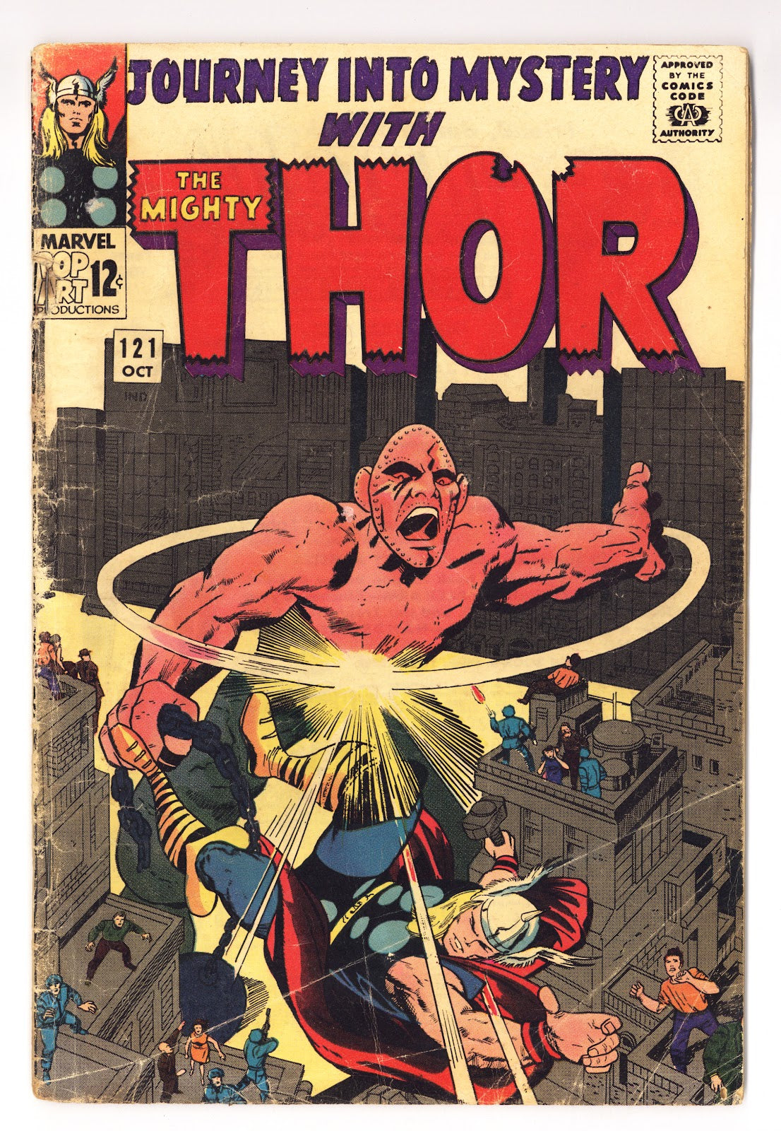 Journey into Mystery Vol 1 121 GD/VG (3.0) (1965) 