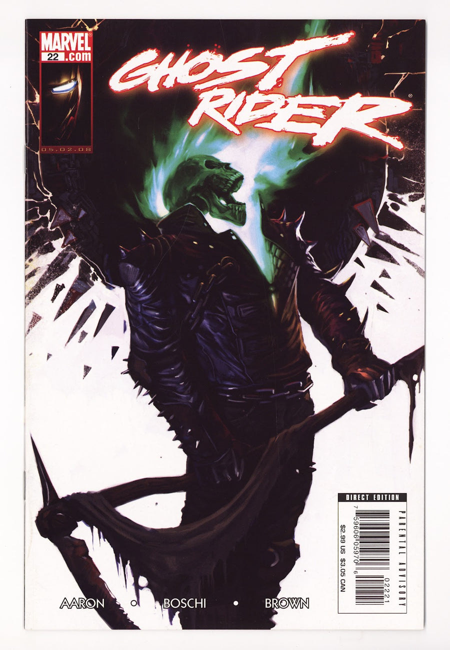 Ghost Rider Vol 5 22 VF/NM (9.0) (2008) Djurdjevic Incentive Variant 