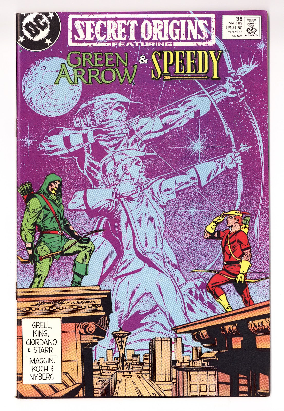 Secret Origins Vol 3 38  High Grade   (1989)