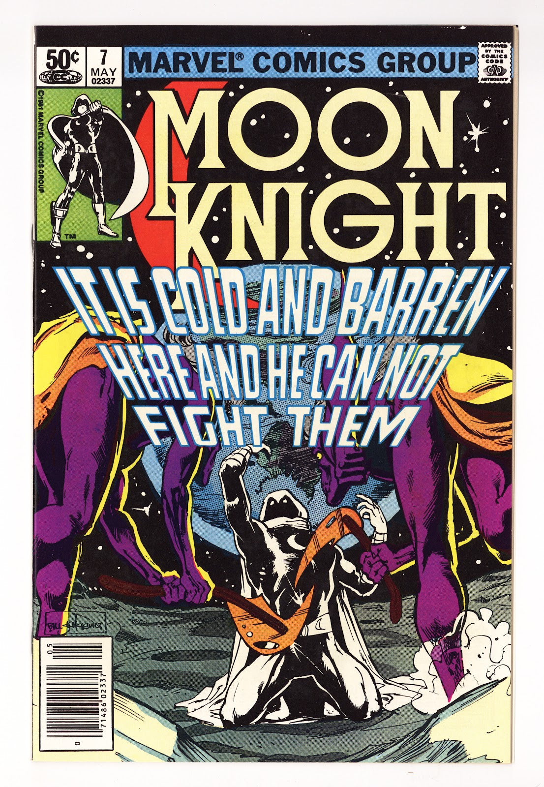Moon Knight Vol 1 7 High Grade (1981) Newsstand 