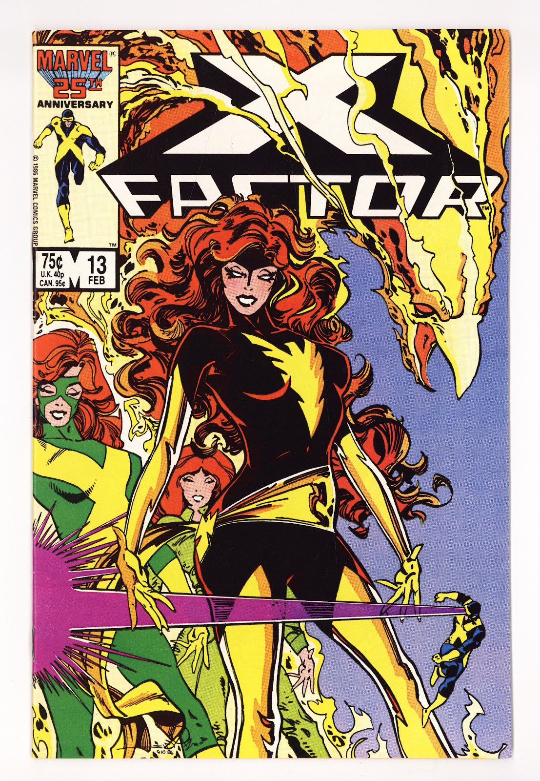X-Factor Vol 1 13  Mid Grade   (1987)   Direct  
