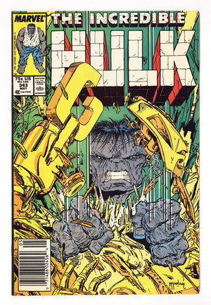 The Incredible Hulk Vol 1 343 FN/VF (7.0) (1988) Newsstand