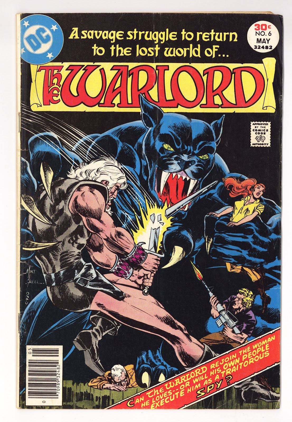 Warlord Vol 1 6  Low Grade   (1977)     