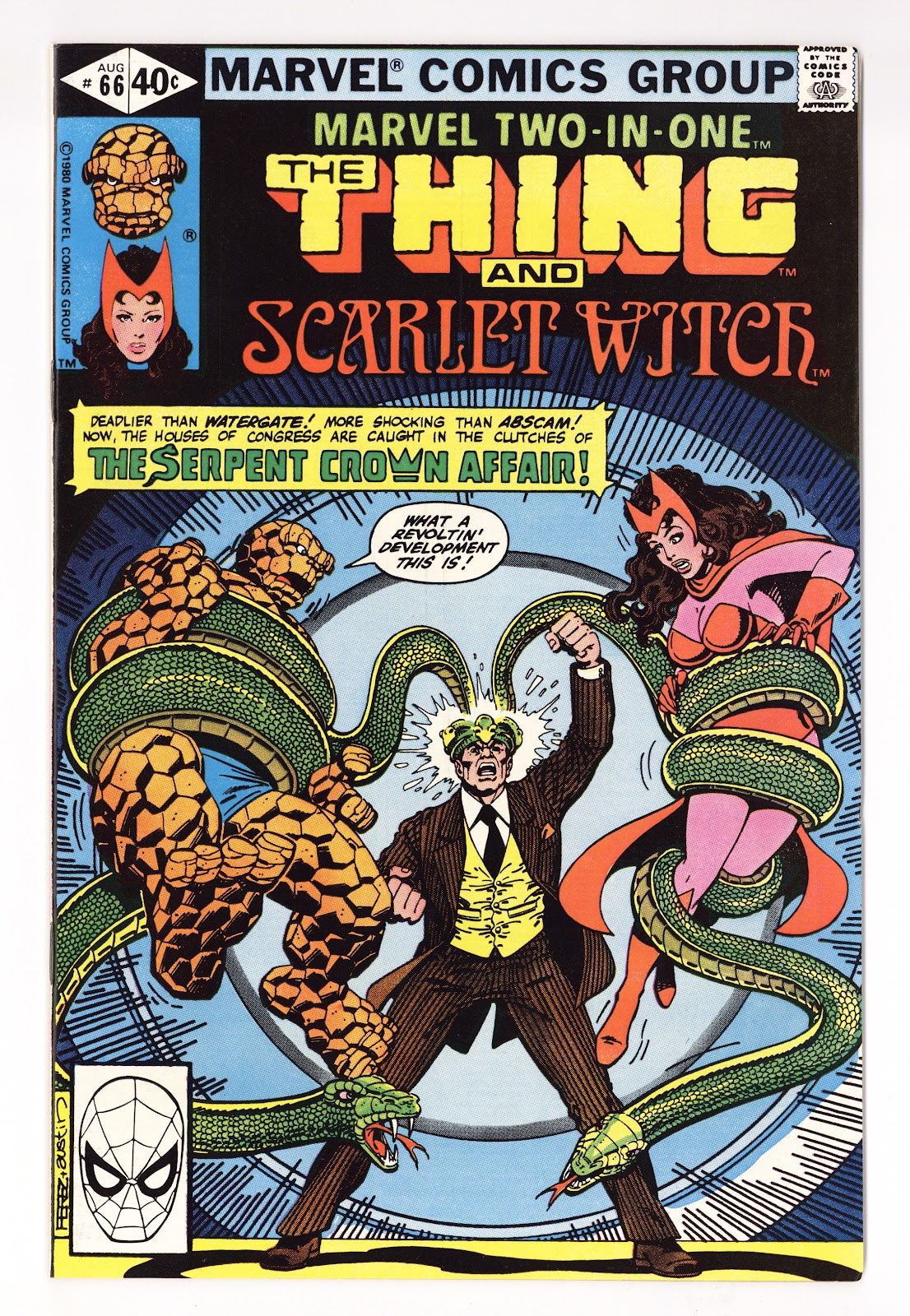 Marvel Two-in-One Vol 1 66  High Grade   (1980)     