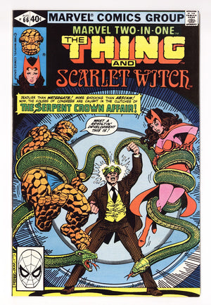 Marvel Two-in-One Vol 1 66  High Grade   (1980)