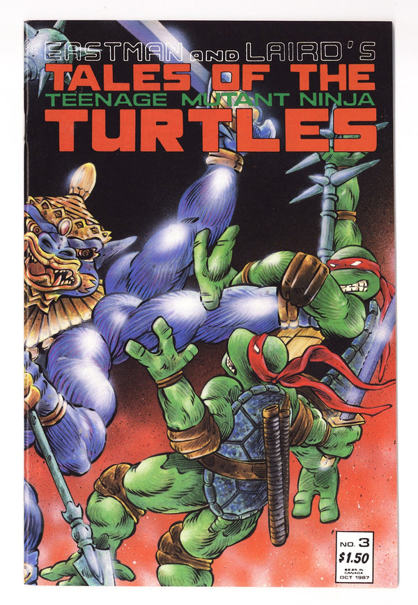 Tales of the Teenage Mutant Ninja Turtles Vol 1 3  VF+ (8.5)   (1987)