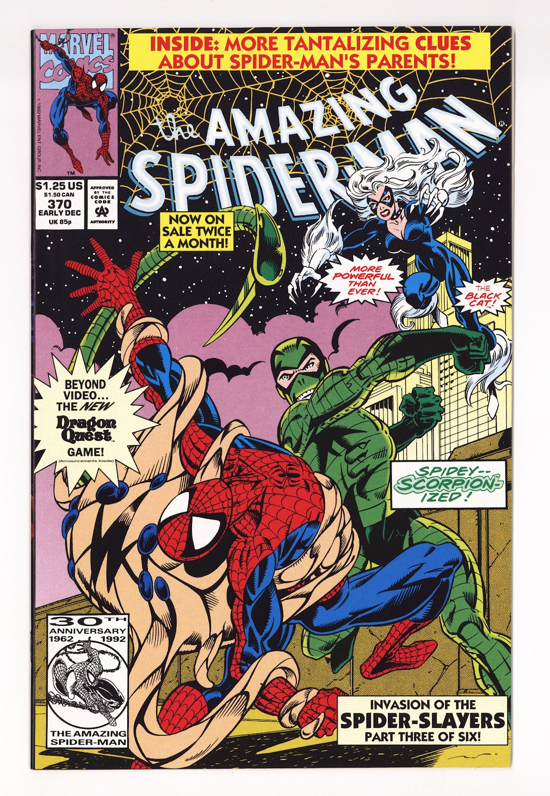 The Amazing Spider-Man Vol 1 370 High Grade (1992)  