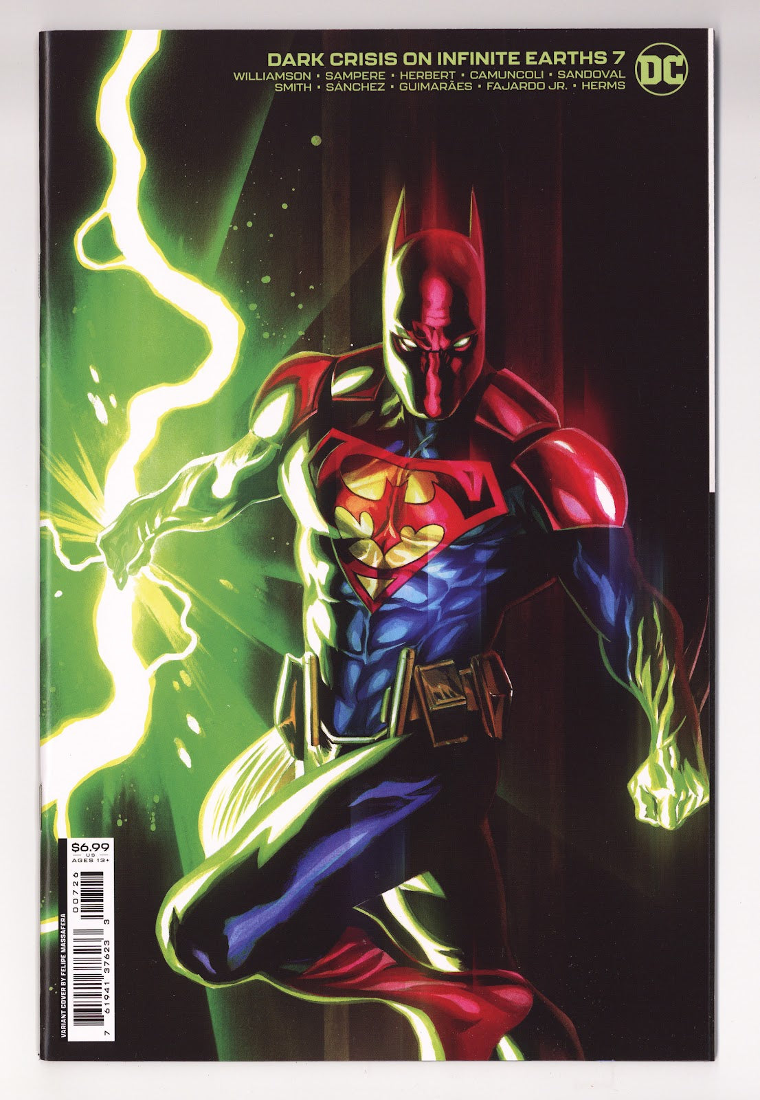 Dark Crisis on Infinite Earths (Dark Crisis) 7 High Grade (2023) Massafera Variant 