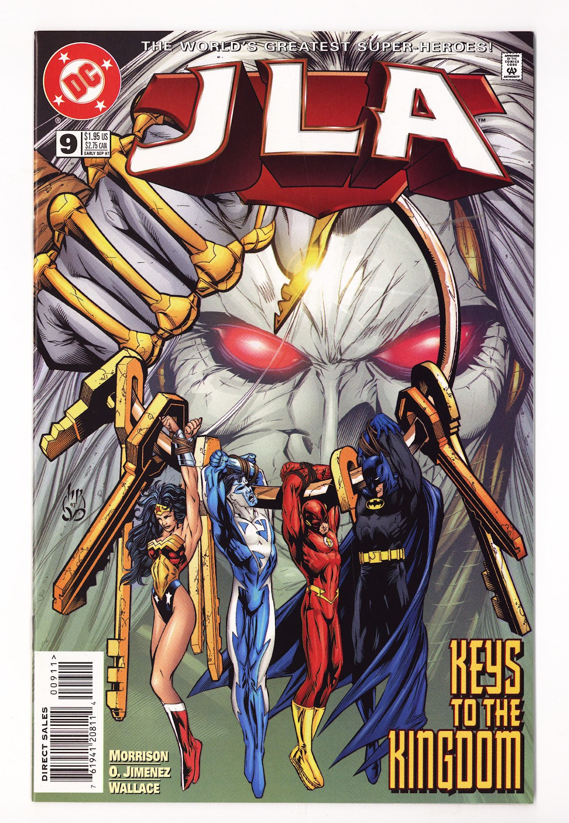 JLA 9 High Grade (1997) Direct Sales 