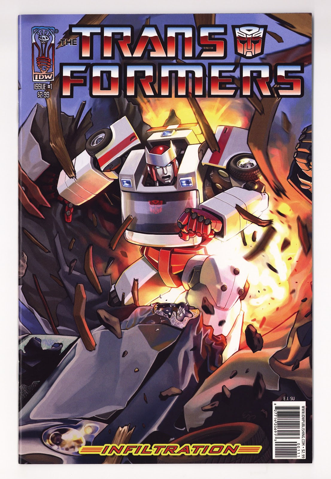 The Transformers: Infiltration   1  High Grade   (2006) Su   Variant  