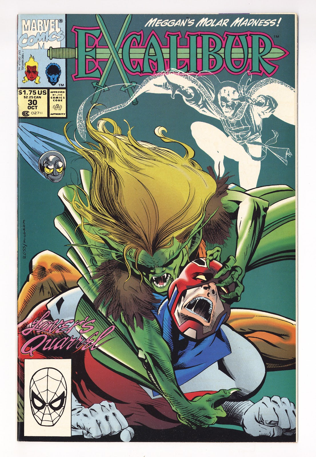 Excalibur Vol 1 30 High Grade (1990) Direct 
