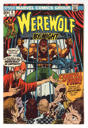Werewolf by Night Vol 1 6  VG (4.0)   (1973)
