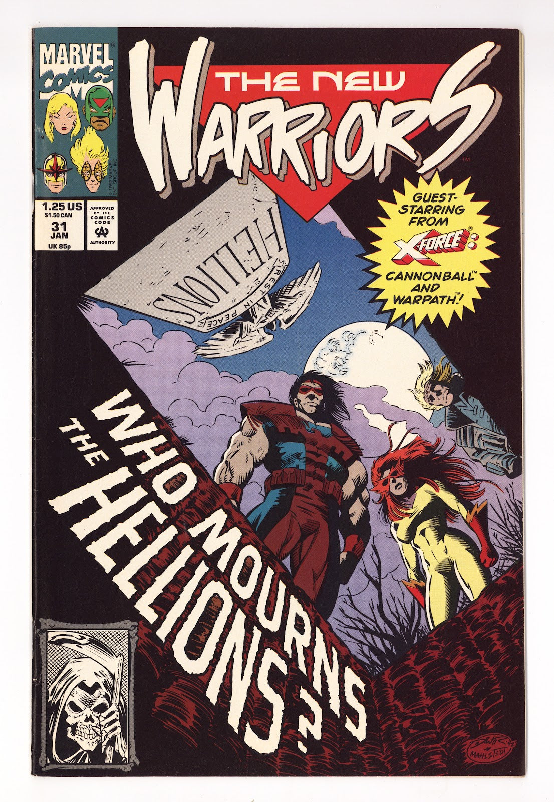 The New Warriors Vol 1 31 Mid Grade (1993) 