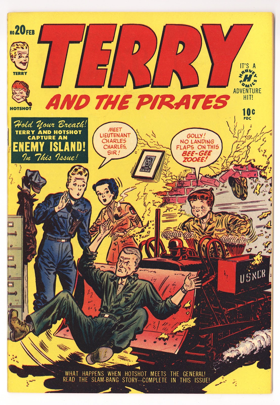 Terry and the Pirates Comics 20 NM- (9.2) (1950)  