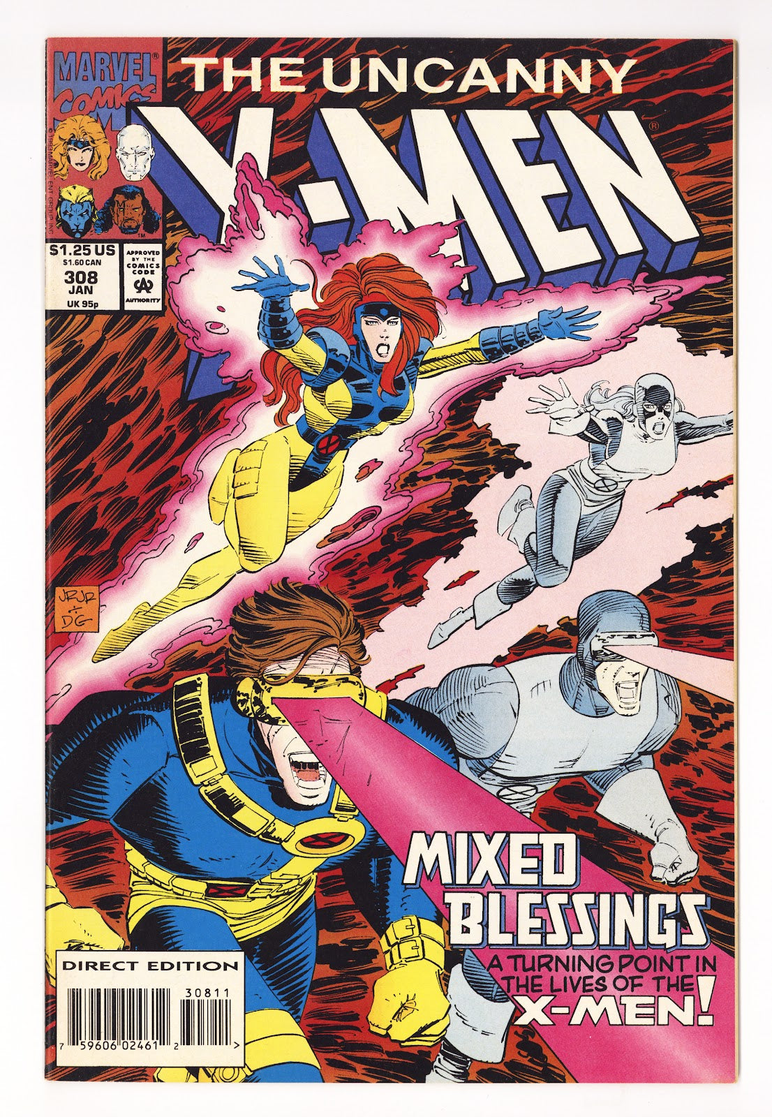 The Uncanny X-Men Vol 1 308  High Grade   (1994)