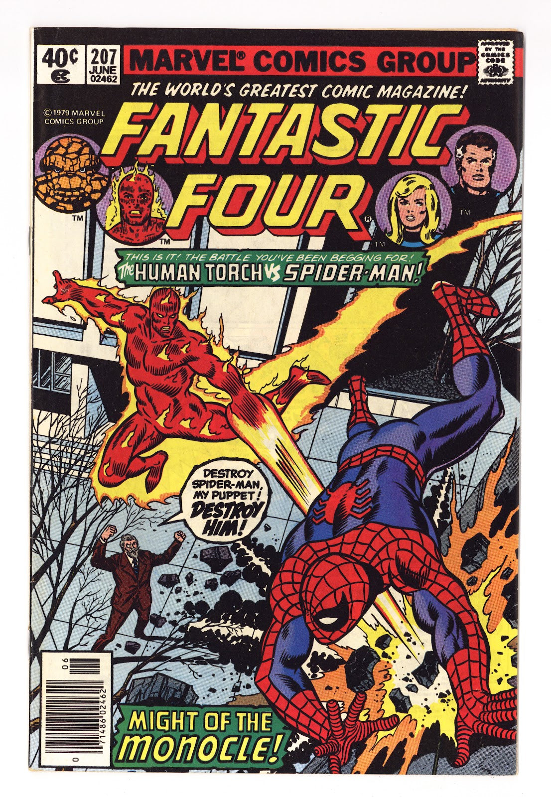 Fantastic Four Vol 1 207 Low Grade (1979) Newsstand 
