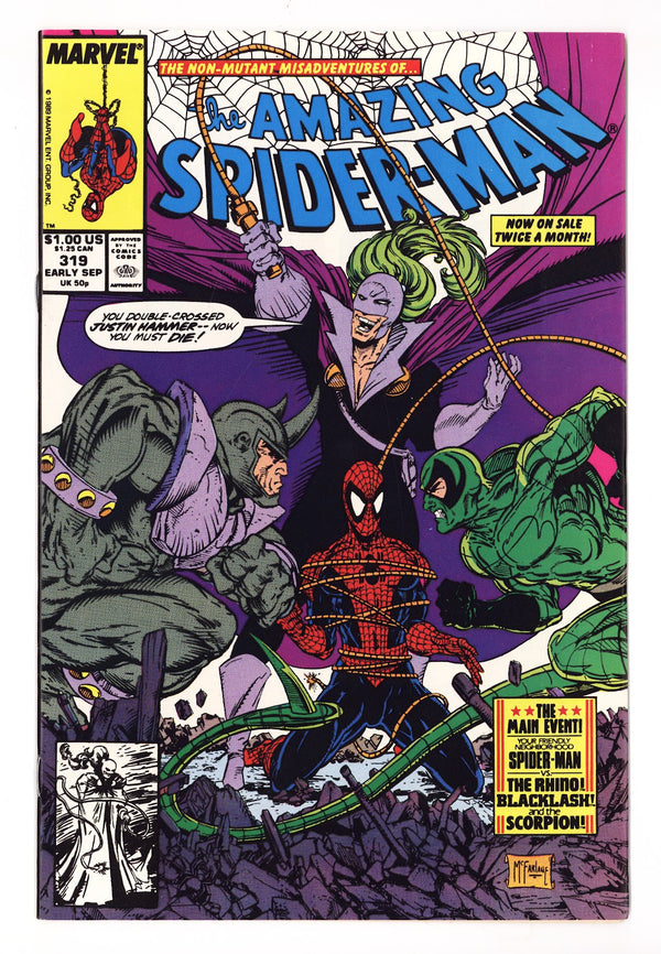 The Amazing Spider-Man Vol 1 319 VF/NM (9.0) (1989)