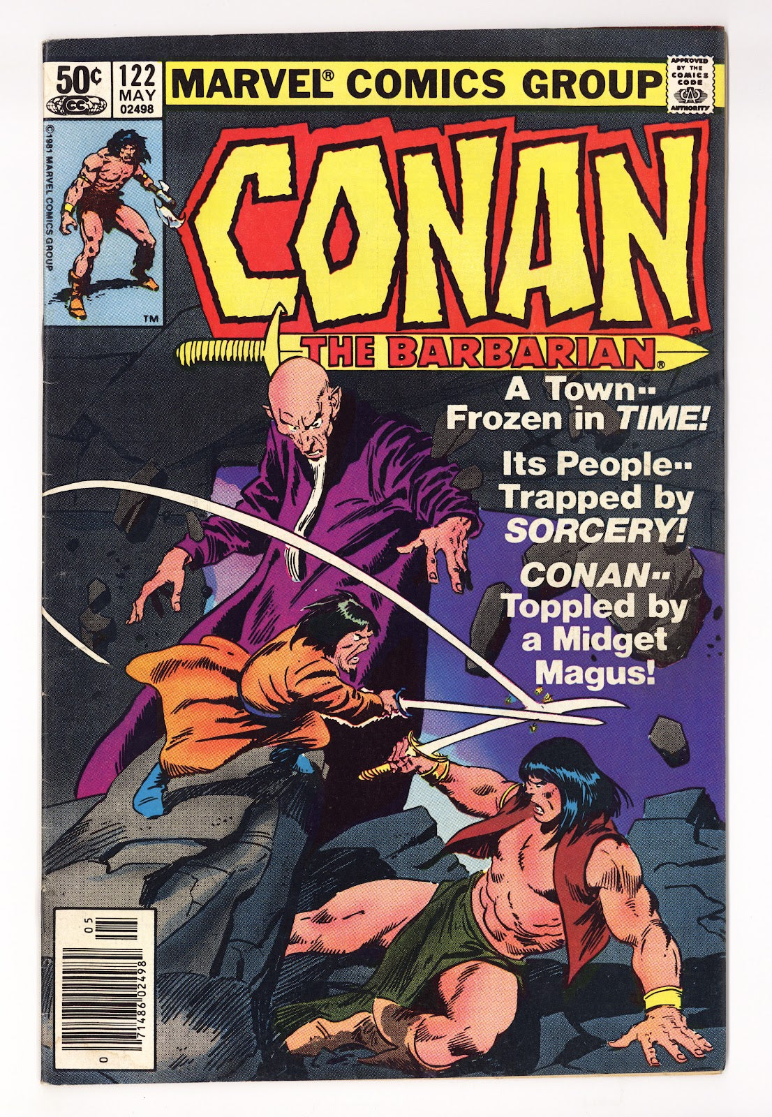 Conan the Barbarian Vol 1 122  Low Grade   (1981)   Newsstand  