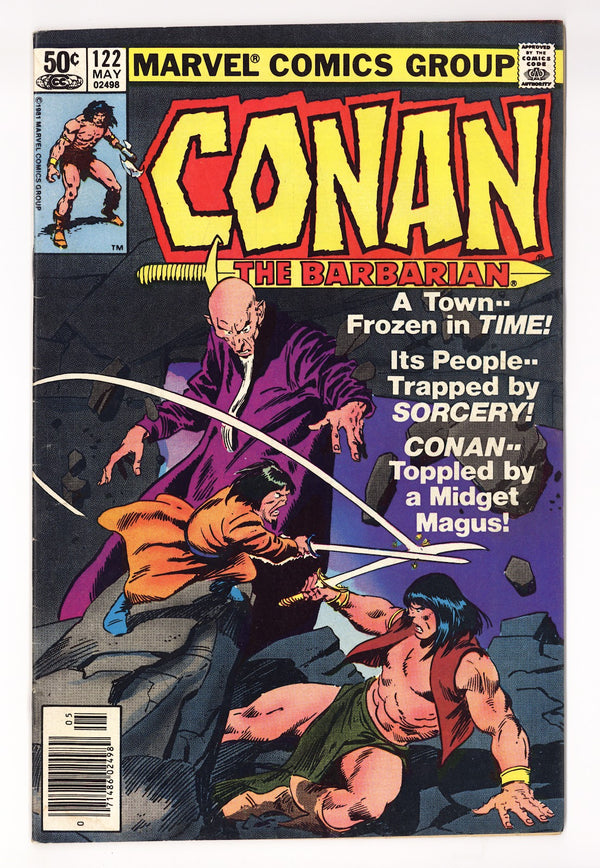 Conan the Barbarian Vol 1 122  Low Grade   (1981)   Newsstand