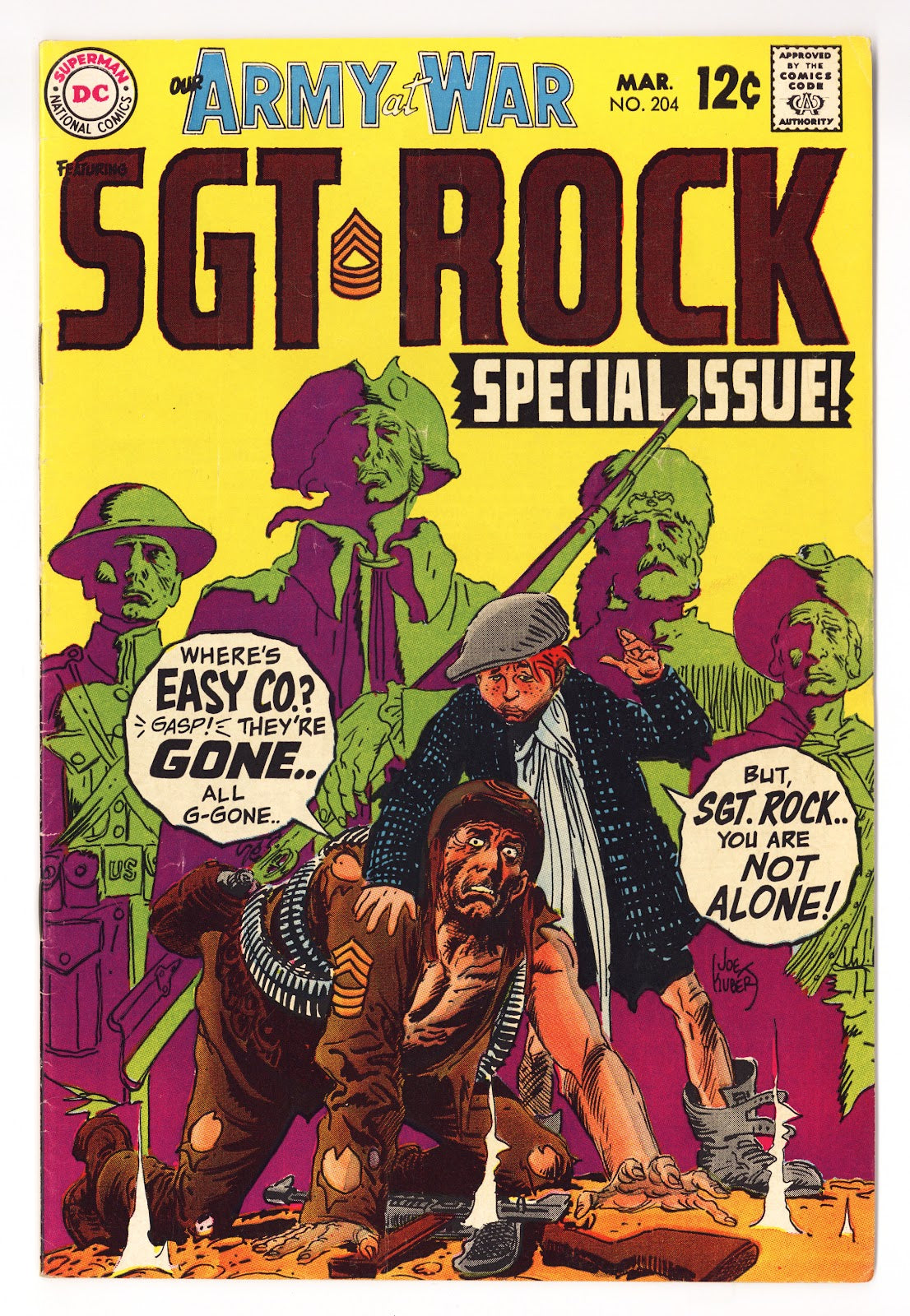 Our Army at War Vol 1 204  VG/FN (5.0)   (1969)     