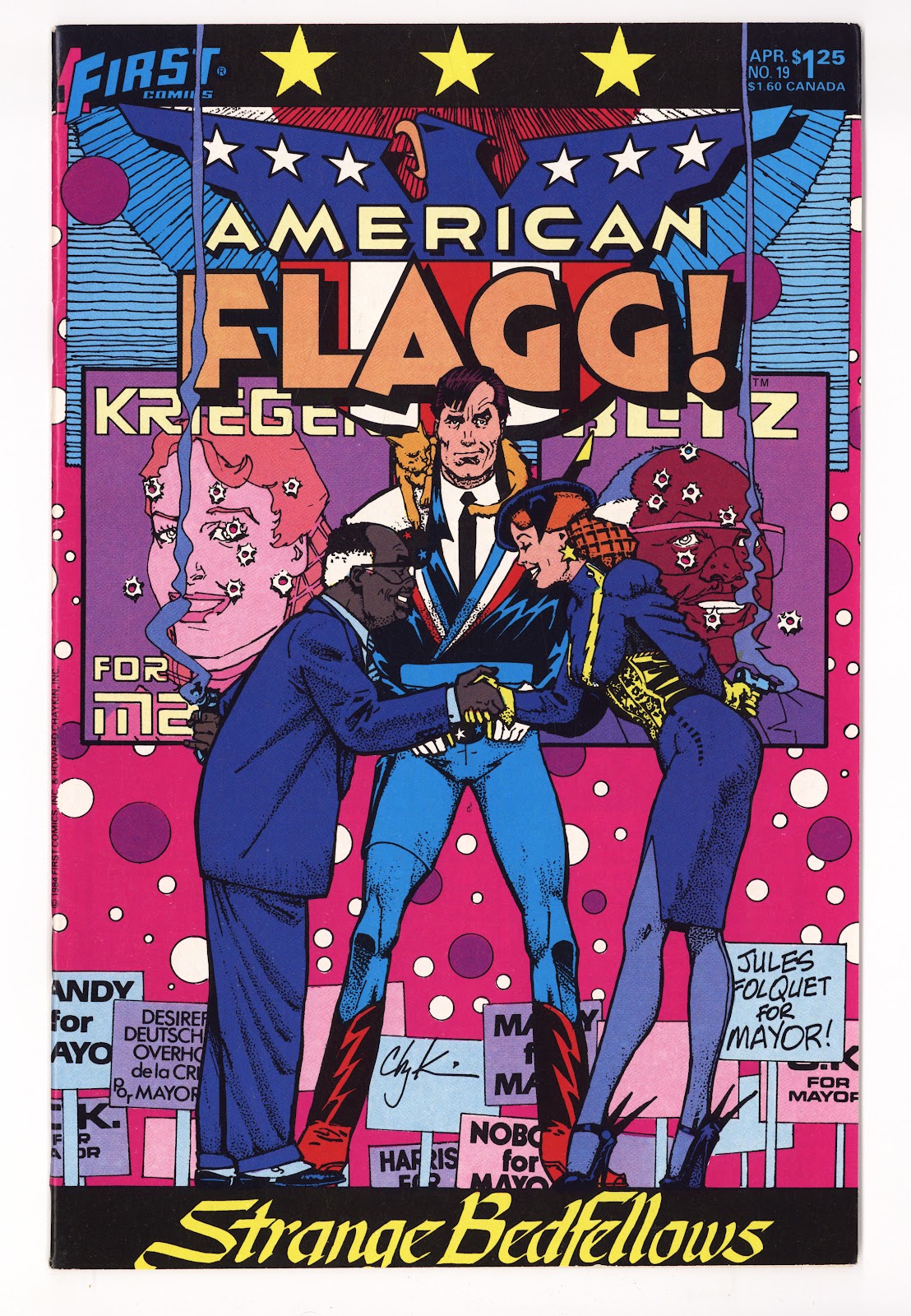 American Flagg! Vol 1 19 Mid Grade (1985) 