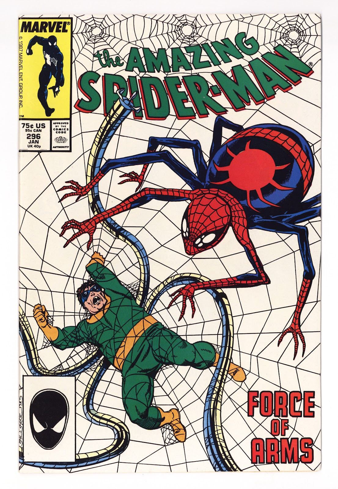 The Amazing Spider-Man Vol 1 296 High Grade (1988)  