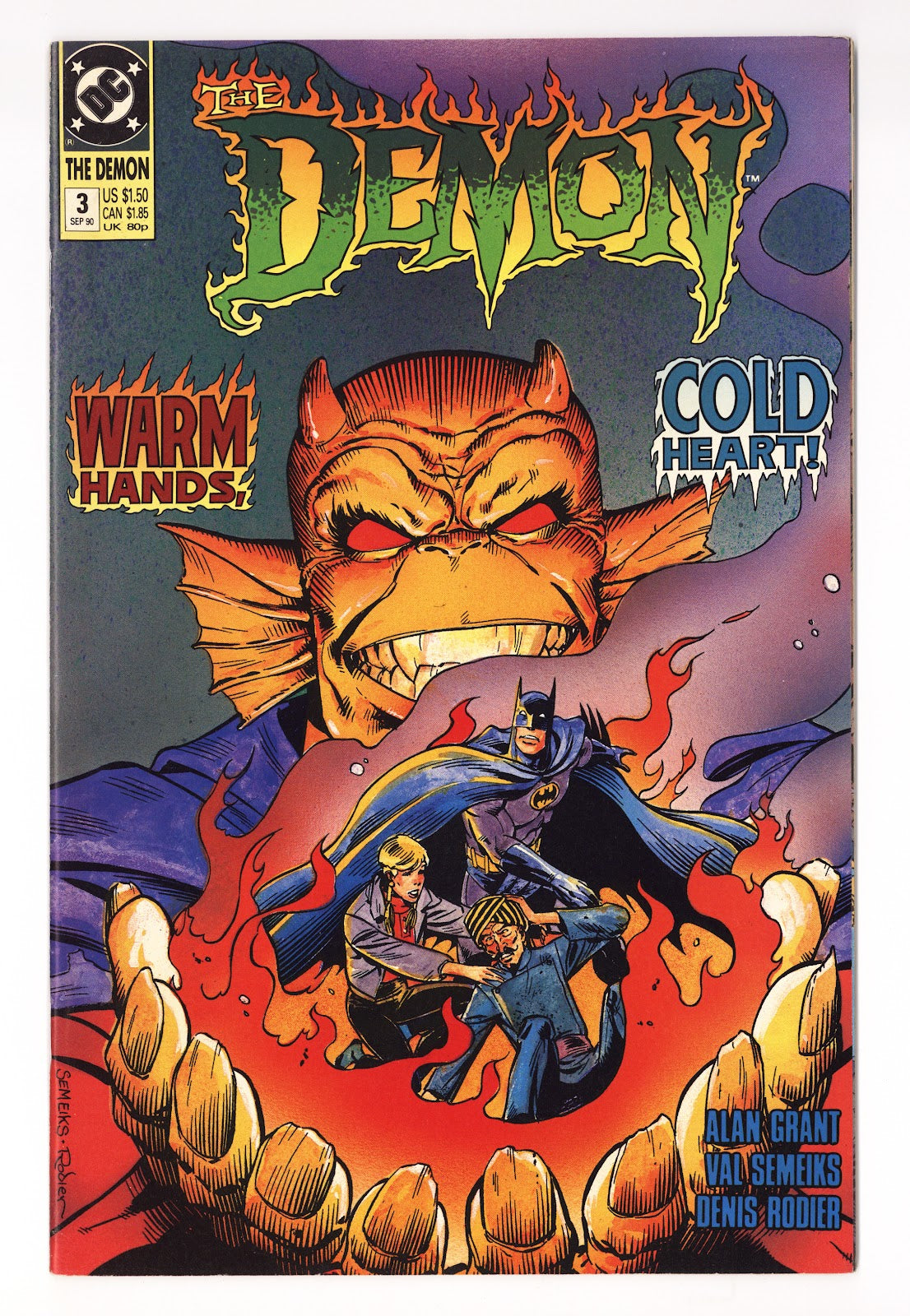 The Demon Vol 3 3  Mid Grade   (1990)     