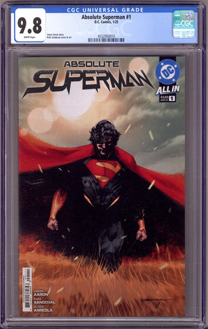 Absolute Superman   1 CGC 9.8 (NM/M)   (2025)