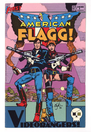 American Flagg! Vol 1 11 Mid Grade (1984)