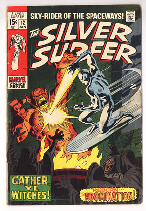 The Silver Surfer Vol 1 12 GD/VG (3.0) (1970)