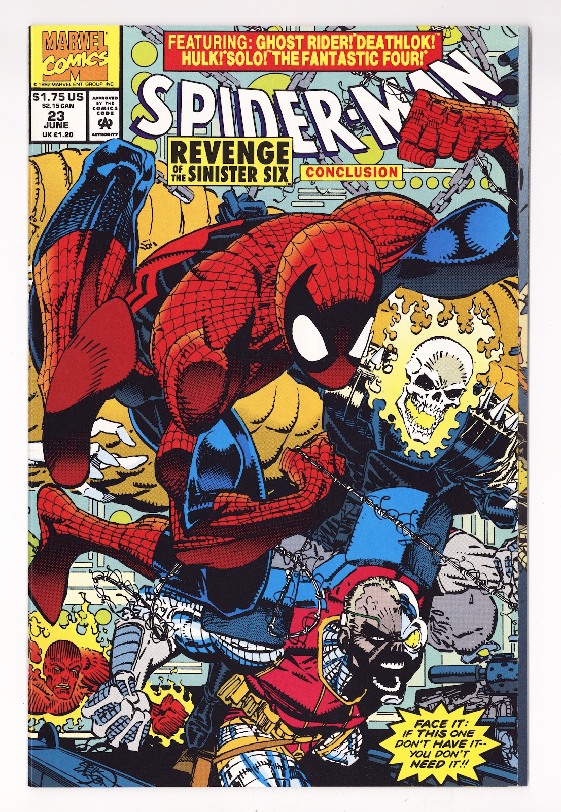Spider-Man Vol 1 23 High Grade (1992) 