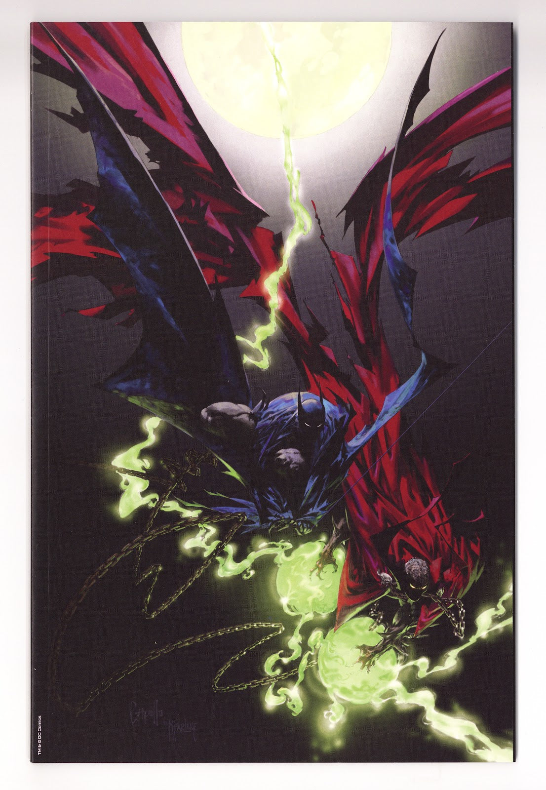 Batman / Spawn 1 High Grade (2023) Capullo Glow in the Dark Variant 