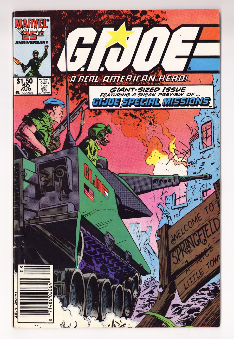 G.I. Joe, A Real American Hero Vol 1 50  Low Grade   (1986)   Canadian  
