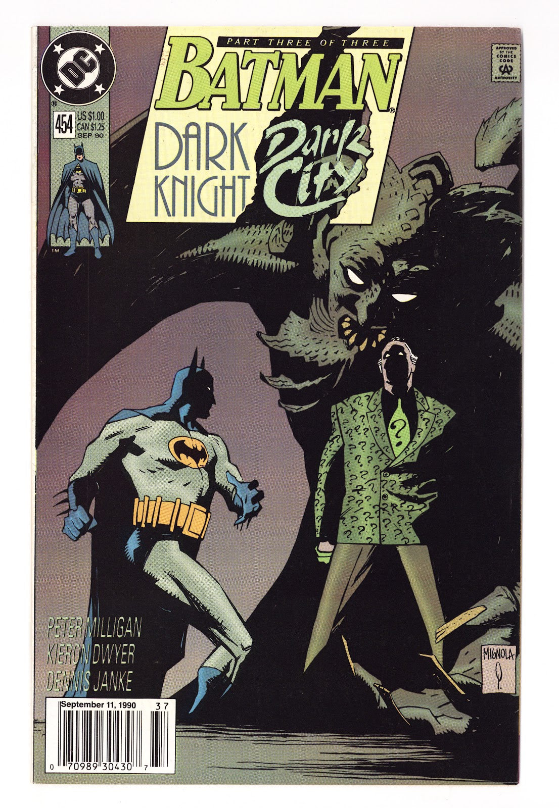 Batman Vol 1 454 High Grade (1990) Newsstand 