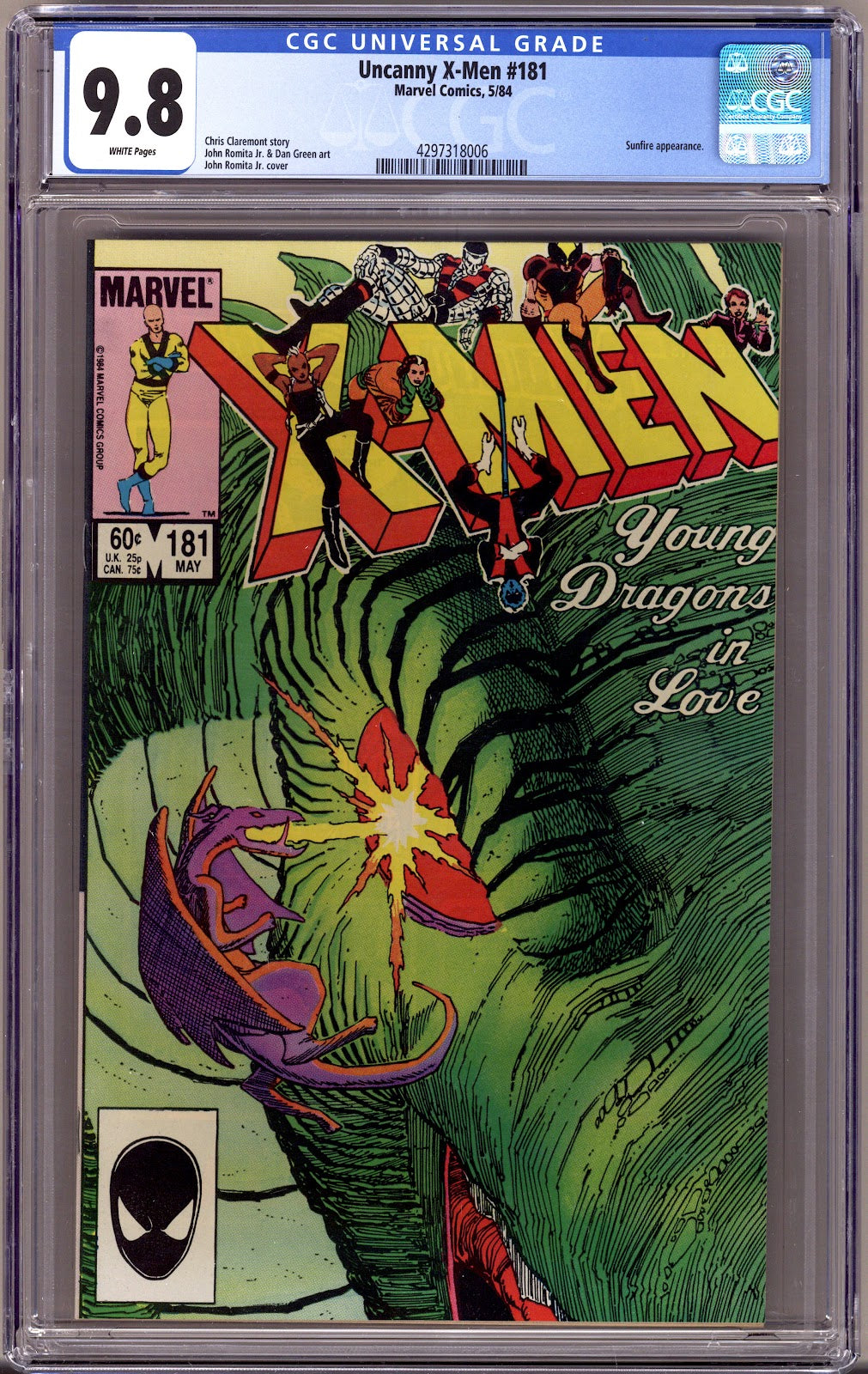 The Uncanny X-Men Vol 1 181 CGC 9.8 (NM/M)   (1984)