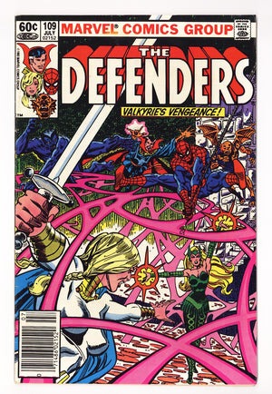 The Defenders Vol 1 109  Mid Grade   (1982)   Newsstand