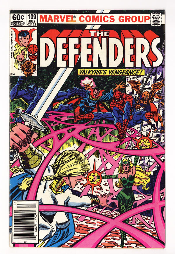 The Defenders Vol 1 109  Mid Grade   (1982)   Newsstand