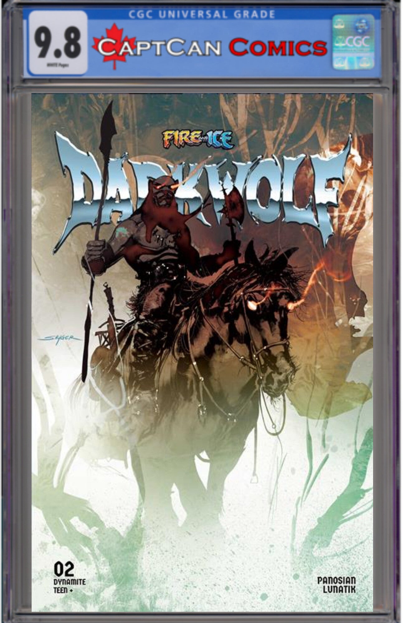 FIRE AND ICE DARKWOLF #2 CVR D STUART SAYGER VAR