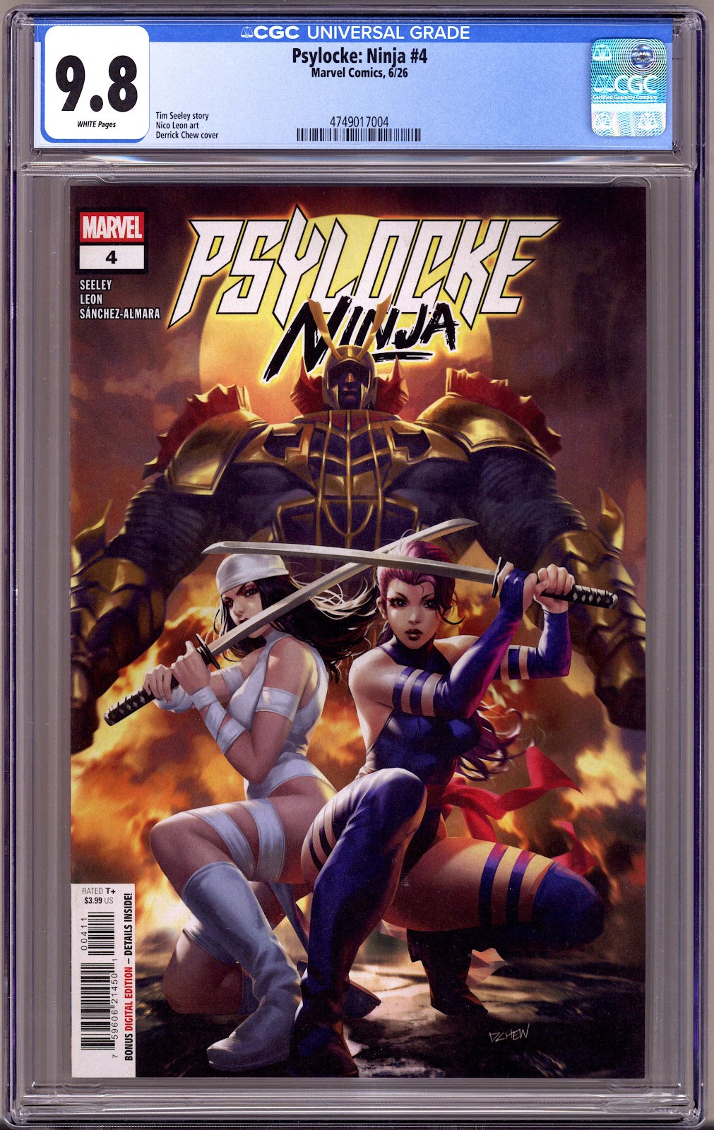 Psylocke: Ninja 4 CGC 9.8 (NM/M) (2026) 