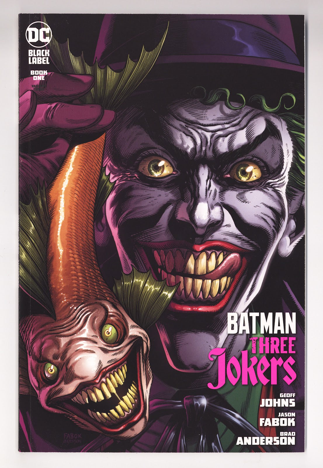 Batman: Three Jokers 1 High Grade (2020) Fabok Joker Fish Variant 