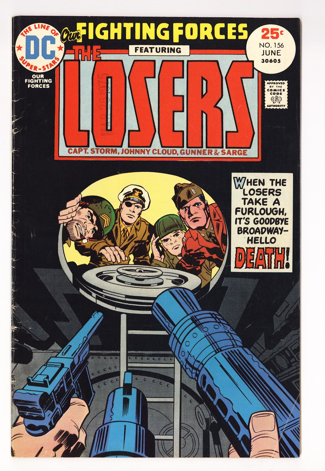 Our Fighting Forces Vol 1 156  Low Grade   (1975)     