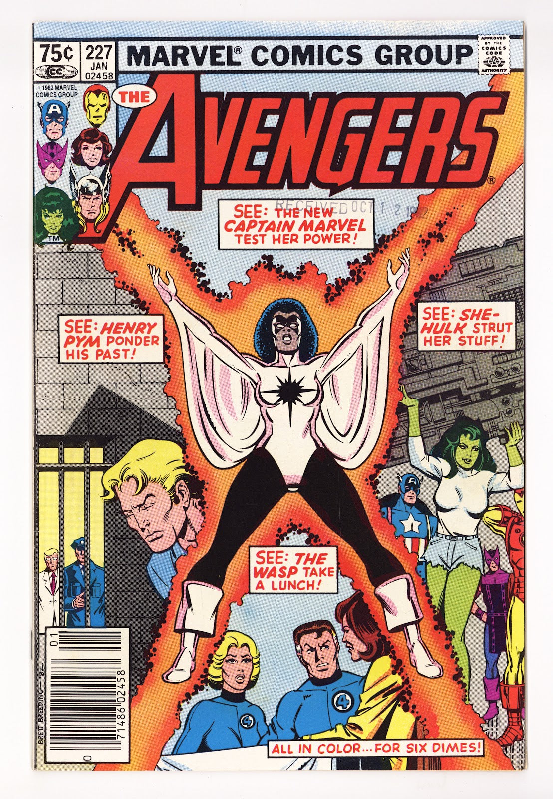 The Avengers Vol 1 227 Mid Grade (1983) Canadian Price Variant 