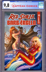 RED SONJA BARBARELLA #1 CVR B COLLETTE TURNER VAR thumbnail