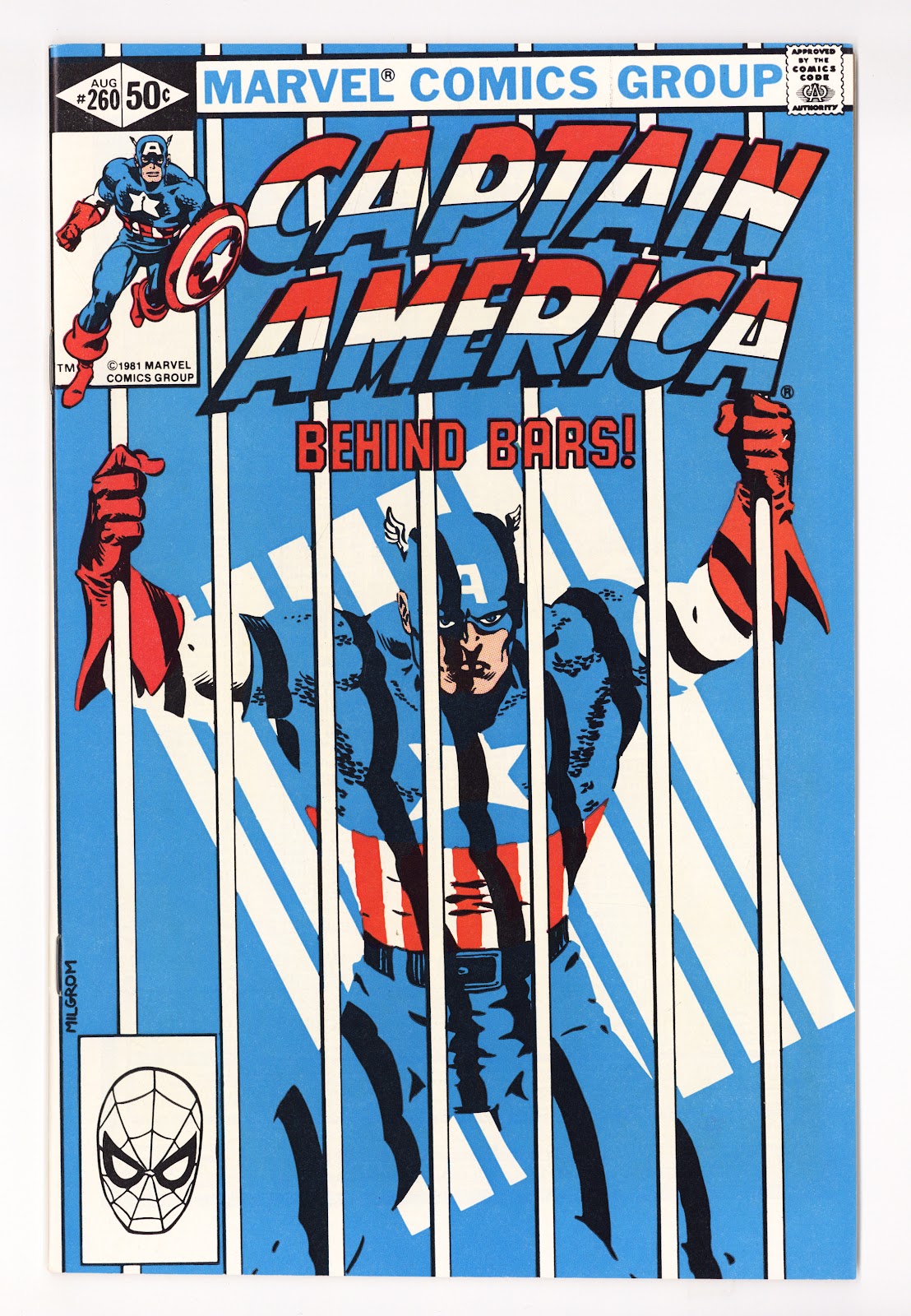 Captain America Vol 1 260 High Grade (1981) 