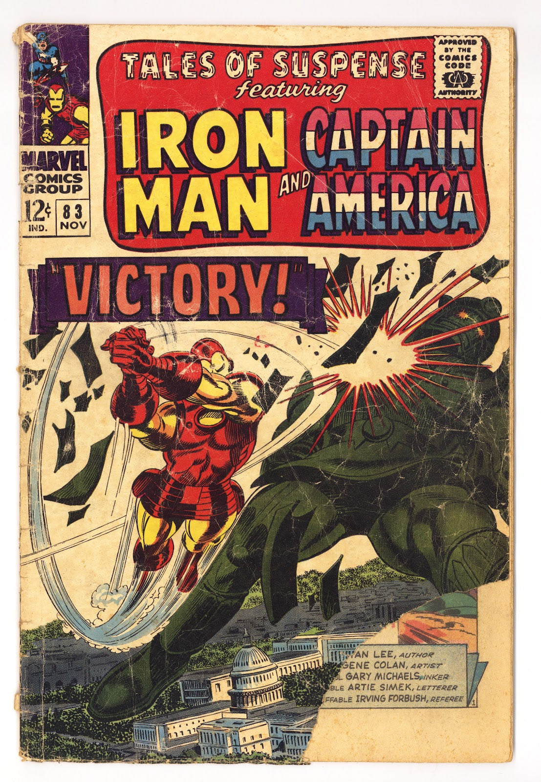 Tales of Suspense Vol 1 83 FR (1.0) (1966) 