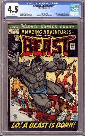 Amazing Adventures Vol 2 11 CGC 4.5 (VG+)   (1972)