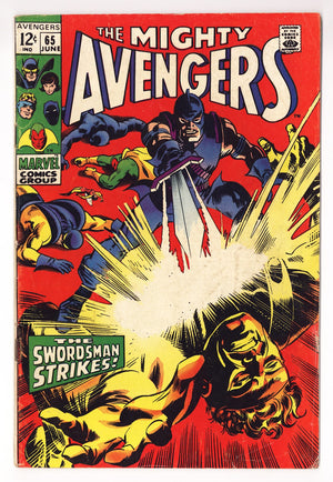 The Avengers Vol 1 65 VG- (3.5) (1969)