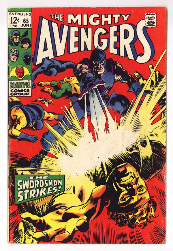The Avengers Vol 1 65 VG- (3.5) (1969)
