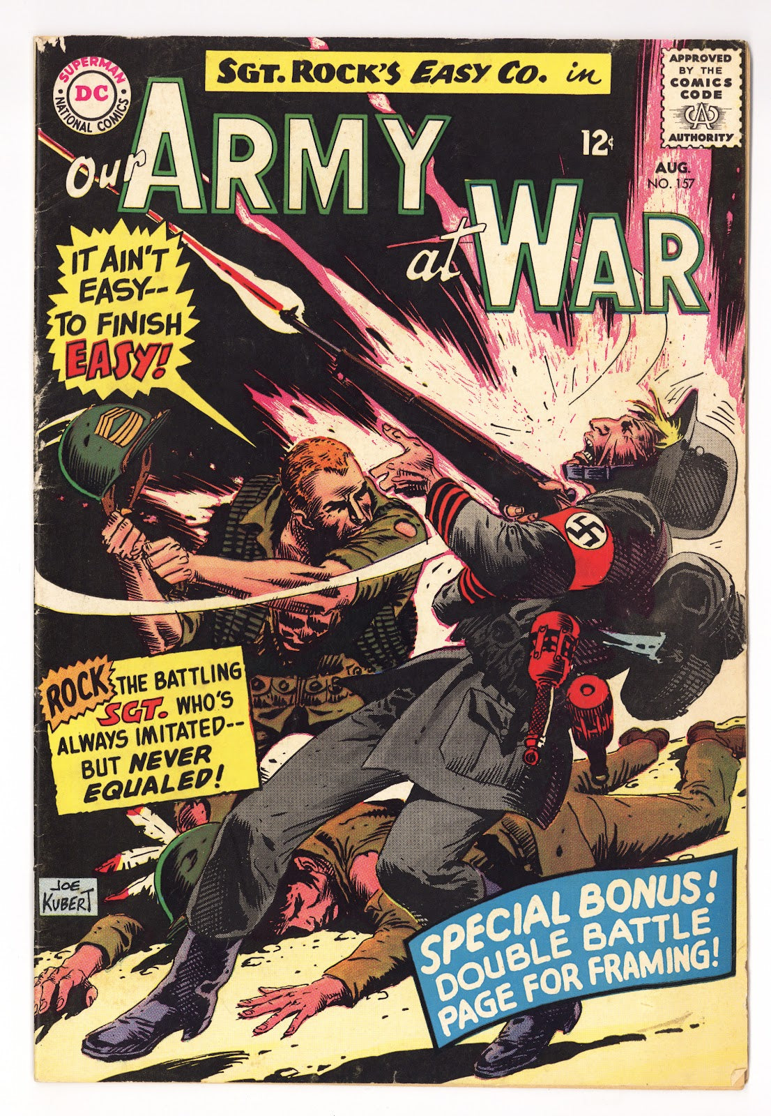 Our Army at War Vol 1 157  VG+ (4.5)   (1965)     